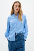 InWear Muxieiw Shirt Kvinde Crispy Blue Langærmede Skjorter Regular Fi...