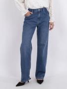 Neo Noir Simona D Pants Kvinde Blue Straight Jeans Loose Fit Str 40 - ...