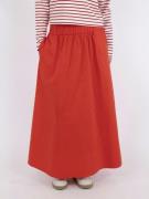 Neo Noir Yara Long Poplin Skirt Kvinde Red Maxi Nederdele Str 40 - hos...