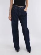 Neo Noir Simona D Pants Kvinde Dark Blue Straight Jeans Loose Fit Str ...