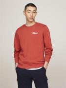 Tommy Hilfiger Hilfiger Chainstitch Sweatshirt Mand Terra Red Sweatshi...