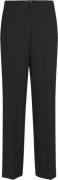 Second Female Evie Classic Trousers Kvinde Black Bukser Med Lige Ben S...