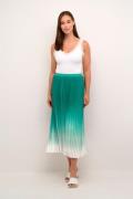 Culture Cuscarlett Ombre Skirt Kvinde Holly Green Midi Nederdele Str X...