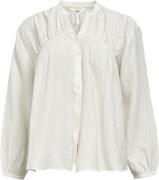 Object Objgigi LO L/S TOP 135 Kvinde White Sand Toppe Str 40 - hos Mag...