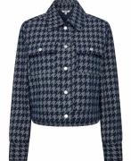 mbyM Adliayam Kvinde Denim Houndstooth Overgangsjakker Str L - Denim h...