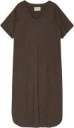 Moshi Moshi Mind Adore Dress Kvinde Stone Brown Midi Kjoler Str L - ho...