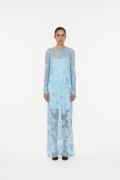 ROTATE Birger Christensen Beaded Maxi Dress Kvinde Embellished Flower ...