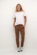 Kaffe Kalea Pocket Pants Kvinde Soft Silt Bukser Med Smalle Ben Str 40...