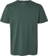 Selected Homme Slhaspen SS Oneck TEE Noos Mand Rain Forest Kortærmede ...