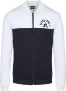 Le Coq Sportif Saison 2 FZ Sweat N°1 M SKY CA Mand White Sweatshirts S...