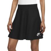 Nike air Pique Skirt Kvinde Black/white Korte Nederdele Str L - Bomuld...