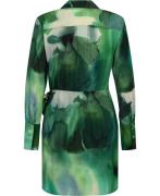 MANGO Printed bow Dress Kvinde Green Korte Kjoler Str L - hos Magasin