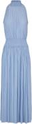 Samsøe Samsøe Uma Dress 10167 Kvinde Blue Heron Midi Kjoler Str L - Po...