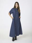 Neo Noir Balli Denim Dress Kvinde Dark Blue Maxi Kjoler Str 40 Denim -...