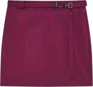 Patrizia Pepe Gonna/skirt Kvinde Futuristic Purple Korte Nederdele Str...