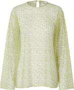 Samsøe Samsøe Samally Blouse 15264 Kvinde Green Sheen Langærmede T-shi...