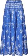 Lollys Laundry Sunsetll Maxi Skirt Kvinde Blue Maxi Nederdele Str L - ...