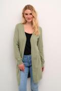 Cream Crdela Long Cardigan Kvinde Overland Trek Cardigans Str L - hos ...