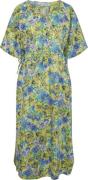 YAS Yaslomisa 2/4 Midi Dress S. Show Kvinde Elfin Yellow/lomisa Aop Ma...