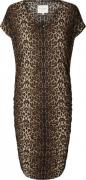 Lollys Laundry Indiana Dress Kvinde Leopard Print Midi Kjoler Str L - ...