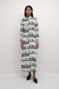 Karen by Simonsen Marbelkb Dress Kvinde Marbel Print Aop Ether Maxi Kj...