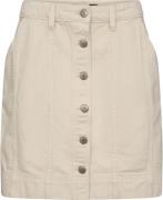 Lauren Ralph Lauren 3X1 Rigid Denimskirt Kvinde Mascarpone Cream Wash ...