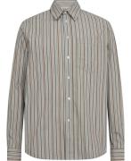 Wood Wood Aster Fun Pinstripe Shirt Mand 90's Stripe Langærmede Skjort...