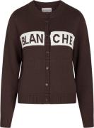 Blanche Latifahbl Cardigan Kvinde Major Brown Cardigans Str L - Uld ho...