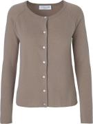 Rosemunde Wool & Cashmere Cardigan Kvinde Dark Sand Cardigans Str L Ca...