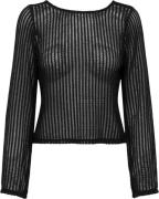 ONLY Onltracy L/S TOP JRS Kvinde Sort Toppe Str L - hos Magasin