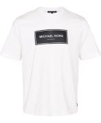 Michael Kors Flagship Logo TEE Mand White Kortærmede T-shirts Str L - ...