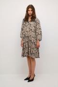 Karen by Simonsen Nikolekb Indie Dress Kvinde Nikole Print Black Midi ...