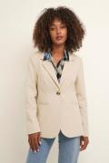 Kaffe Kasakura Blazer Kvinde Antique White Blazere Tight Fit Str 40 - ...