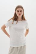 InWear Elisabethiw Alma Tshirt Kvinde Pure White Kortærmede T-shirts S...