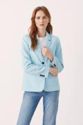 Part Two Najanaspw BZ Kvinde Aquamarine Blazere Relaxed Fit Str 40 - h...