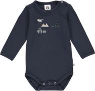 Müsli by Green Cotton Caravan Applique l/s Body Str 92 - Night Blue La...