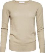 SPARKZ Copenhagen Pure Cashmere Oneck Pullover Kvinde Light Camel Swea...