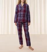 Triumph Boyfriend PW X Checks Pyjamassæt Str 44 - Bomuld hos Magasin