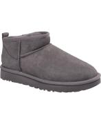 UGG W Classic Ultra Mini Kvinde Grey Ankelstøvler Str 36 - hos Magasin