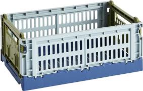 Hay HAY Colour Crate, Small Mix Dusty Blue Str W17 X L26,5 X H10,5 - K...