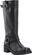 Cashott Casrikke Tall Biker Boot Leather Kvinde Black Cowboy & Biker S...