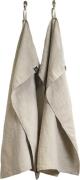 Himla Sunshine Kitchen Kitchen Towel Natural Str 50x70 cm - Viskestykk...