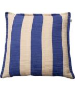 Magasin Stripe/beigekobolt BL, Pyntepude 0008 Pyntepuder