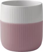 Royal Copenhagen Fluted Contrast Mug 35cl Rose Hvid - Kopper Uden Hank...