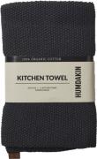 Humdakin Knitted Kitchen Towel Coal Coal Str 45x70 cm - Viskestykker h...