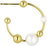 Jane Kønig Atomic Pearl Hoop One Size - Creoler hos Magasin