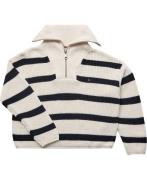 Tommy Hilfiger Stripe Half ZIP Sweater Str 5 år / 110 cm - Blue Stripe...