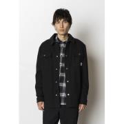 Fat Moose Villas Overshirt Mand Black Overshirts Str L - hos Magasin