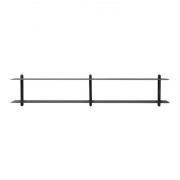 GEJST Nivo C Black Ash Black Sort Str Højde: 250 mm, bredde: 1180 mm -...