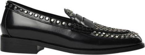 Sofie Schnoor Shoe Rivet Kvinde Black Loafers Str 39 - hos Magasin